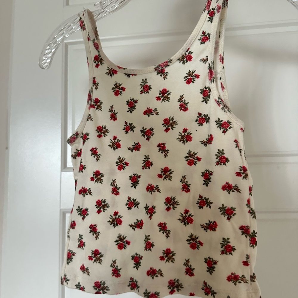 Rose crop top
